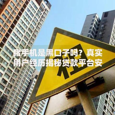猪手机是黑口子吗？真实用户经历揭秘贷款平台安全性