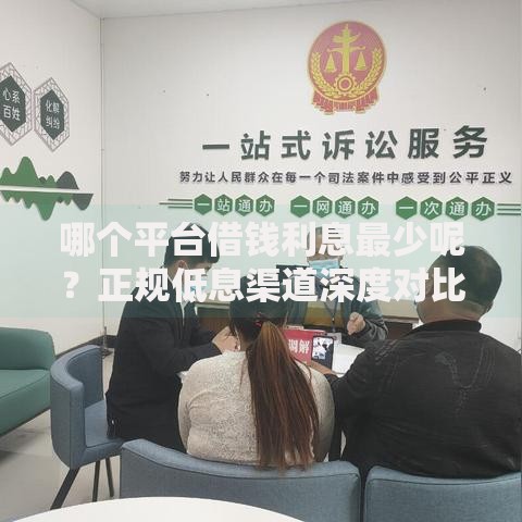 哪个平台借钱利息最少呢?正规低息渠道深度对比分析 哪个平台借钱利息最少呢?正规低息渠道深度对比分析