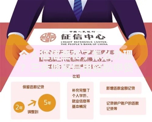 个人征信查花了怎么办理？三步修复信用轻松申贷