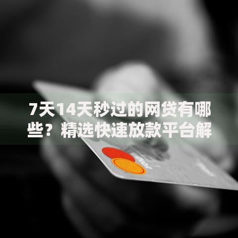7天14天秒过的网贷有哪些？精选快速放款平台解析