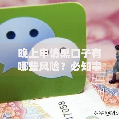 晚上申请黑口子有哪些风险？必知事项与安全指南