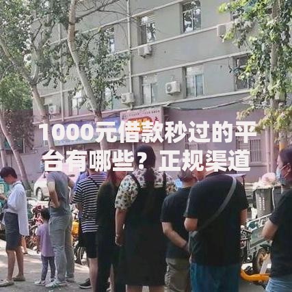 1000元借款秒过的平台有哪些？正规渠道深度解析