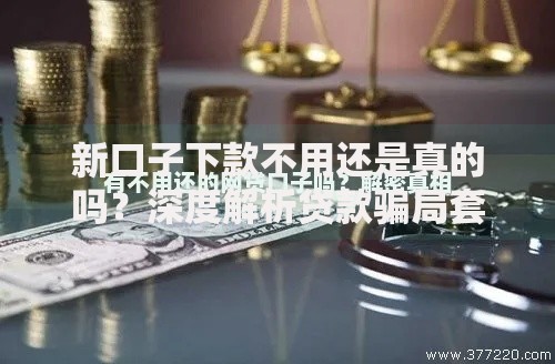 新口子下款不用还是真的吗？深度解析贷款骗局套路