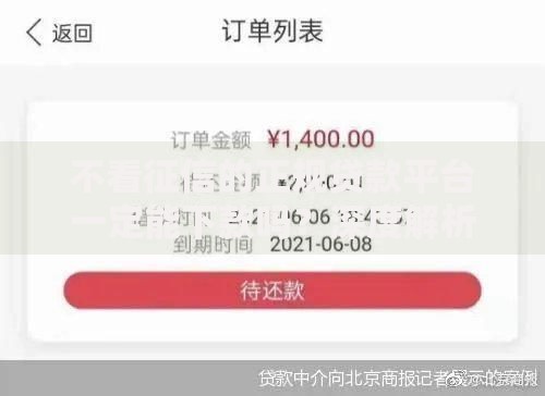 不看征信的正规贷款平台一定能下款吗？深度解析审核规则