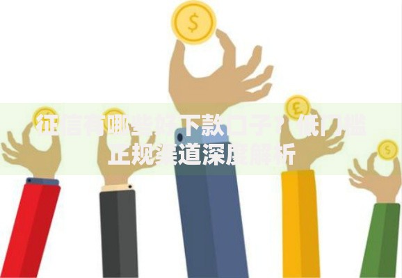 征信有哪些好下款口子？低门槛正规渠道深度解析