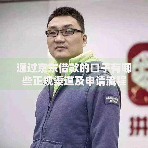 通过京东借款的口子有哪些正规渠道及申请流程