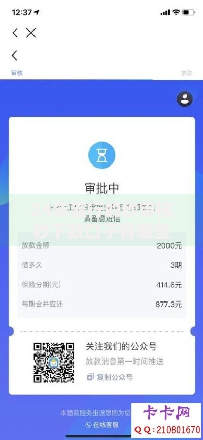24年流行的秒审核秒下款口子有哪些？一文详解最新借款渠道