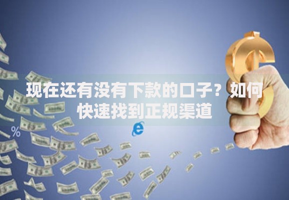 现在还有没有下款的口子？如何快速找到正规渠道