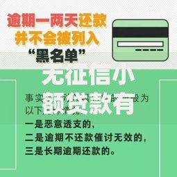 无征信小额贷款有哪些？正规渠道全解析