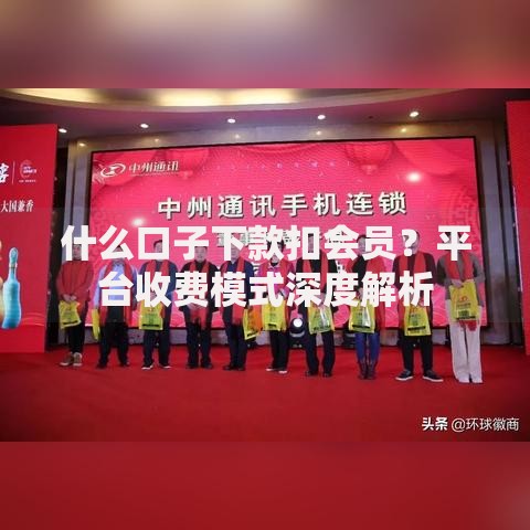 什么口子下款扣会员？平台收费模式深度解析