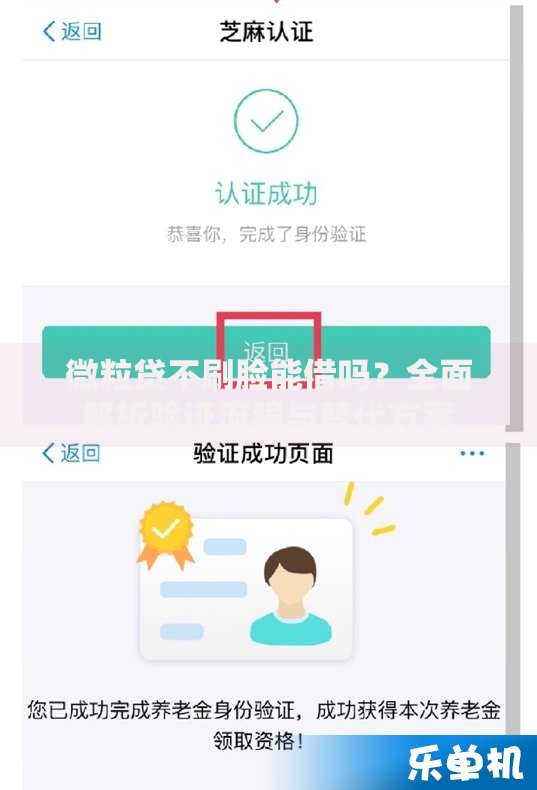 微粒贷不刷脸能借吗？全面解析验证流程与替代方案