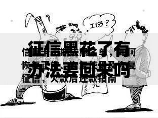征信黑花了有办法要回来吗？5步修复信用全攻略