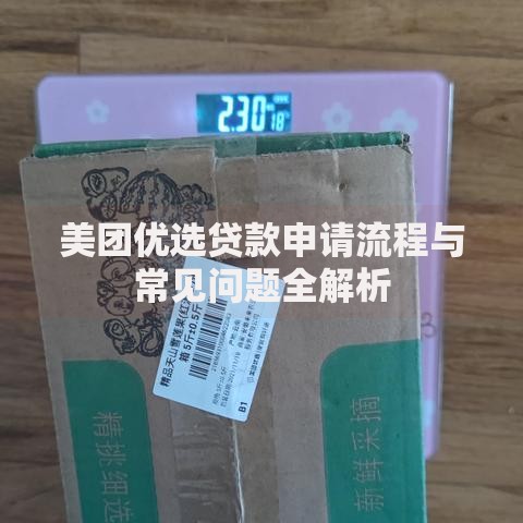 美团优选贷款申请流程与常见问题全解析