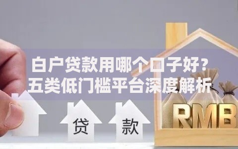 白户贷款用哪个口子好？五类低门槛平台深度解析