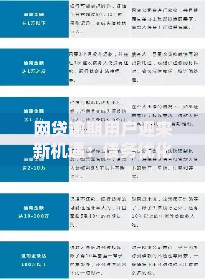 网贷逾期用户迎来新机遇：债务优化与信用重建路径解析