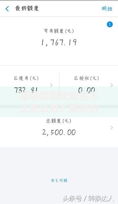 花呗借呗欠款还不上怎么办？解决方案与应对策略解析