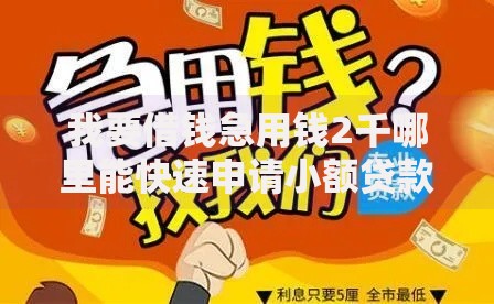 我要借钱急用钱2千哪里能快速申请小额贷款 我要借钱急用钱2千哪里能快速申请小额贷款