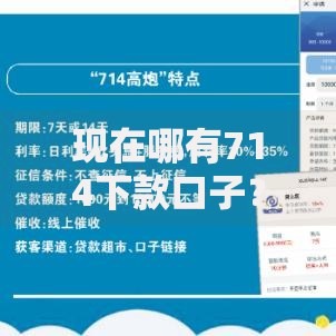 现在哪有714下款口子？如何识别并避免风险平台