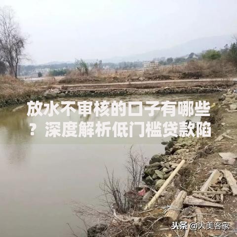 放水不审核的口子有哪些？深度解析低门槛贷款陷阱与风险