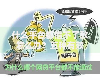什么平台都借不了款怎么办？五种有效解决途径