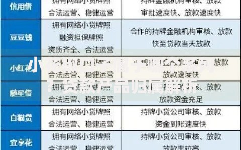 小花椒口子属于哪个系列？贷款产品归属解析