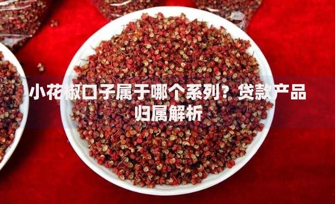 小花椒口子属于哪个系列？贷款产品归属解析