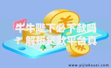 牛牛陛下必下款吗？解析贷款平台真实通过率与申请条件