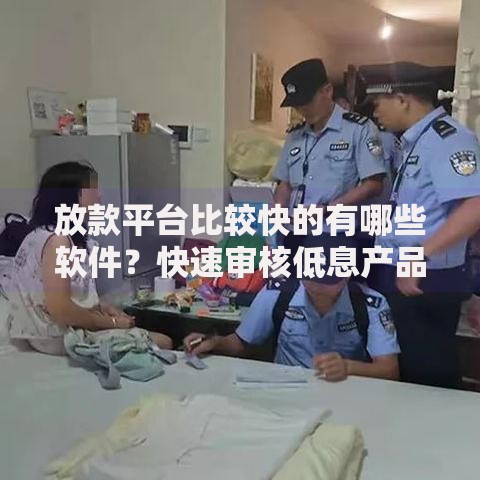 放款平台比较快的有哪些软件？快速审核低息产品推荐
