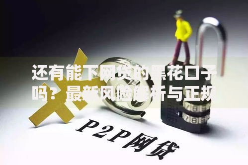 还有能下网贷的黑花口子吗？最新风险解析与正规替代方案