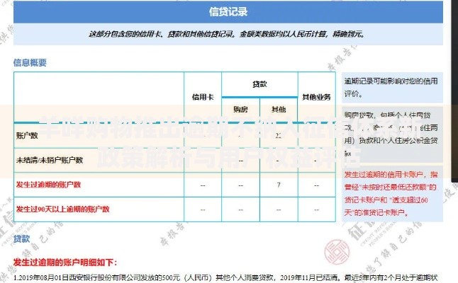 羊咩购物推出逾期不纳入征信体系新政策解析与用户权益评估