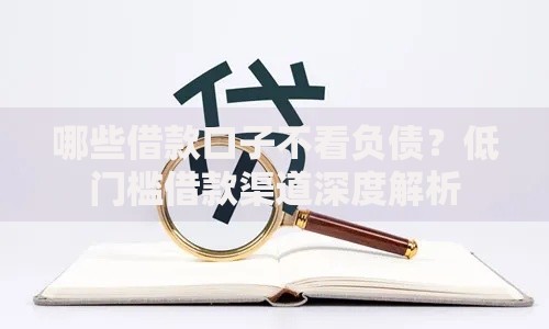 哪些借款口子不看负债？低门槛借款渠道深度解析