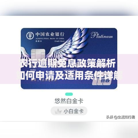 农行逾期免息政策解析：如何申请及适用条件详解