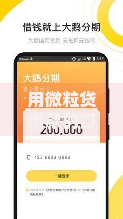 用微粒贷借款的口子有哪些正规渠道