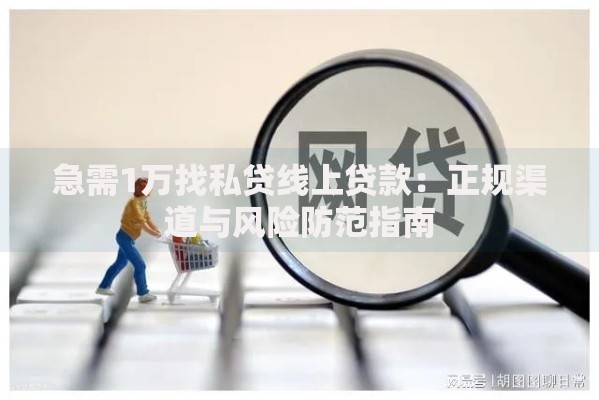 急需1万找私贷线上贷款：正规渠道与风险防范指南