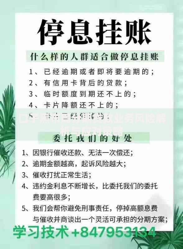 口子黑布局分期贷款业务风险解析与应对策略
