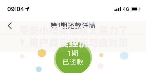 平安小橙花催收太暴力了？用户真实经历与应对策略解析