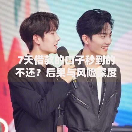 7天借款的口子秒到的不还？后果与风险深度解析