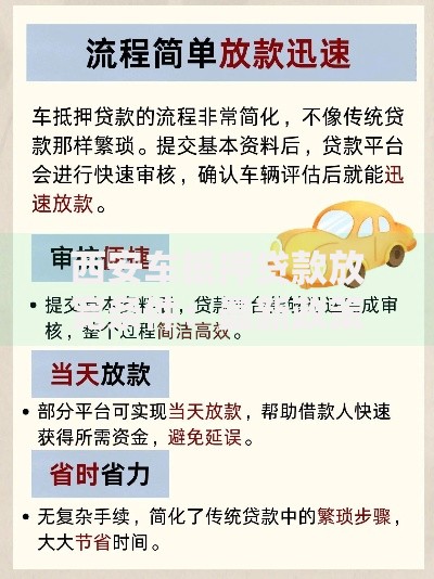 西安车抵押贷款放宽条件：最新政策与申请指南