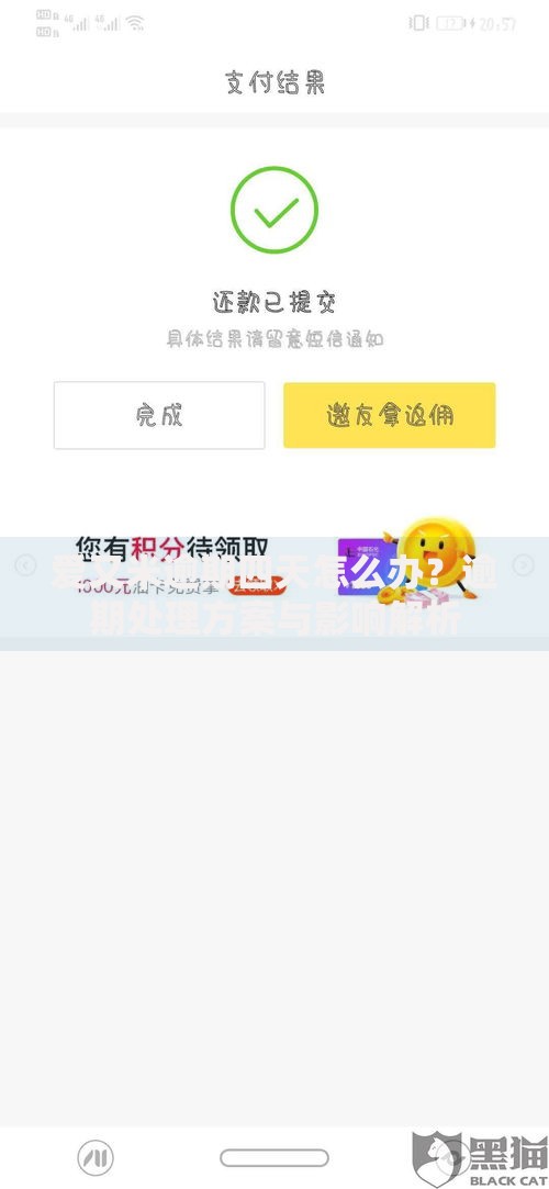 爱又米逾期四天怎么办？逾期处理方案与影响解析