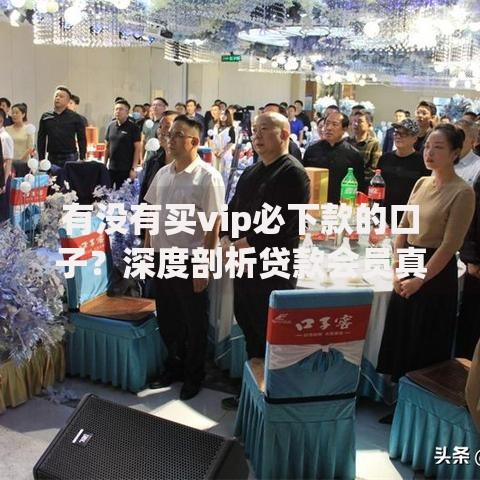 有没有买vip必下款的口子？深度剖析贷款会员真相