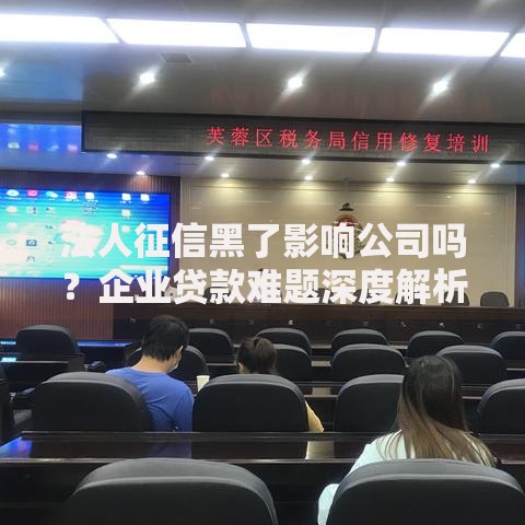 法人征信黑了影响公司吗？企业贷款难题深度解析