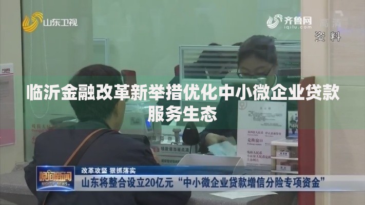 临沂金融改革新举措优化中小微企业贷款服务生态