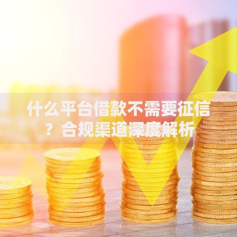 什么平台借款不需要征信？合规渠道深度解析