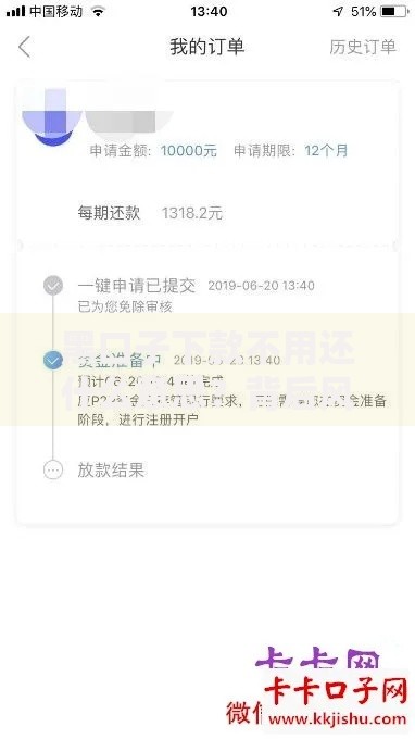 黑口子下款不用还什么意思？背后风险全解析