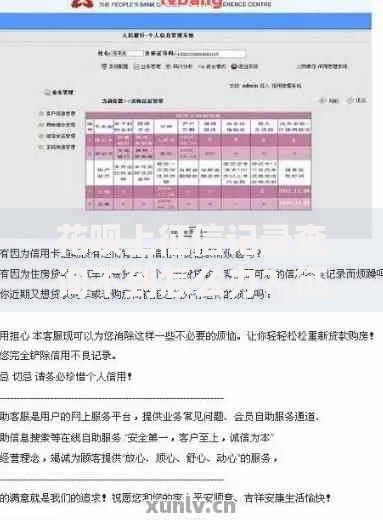 花呗上征信记录查询不到怎么办？征信影响深度解析