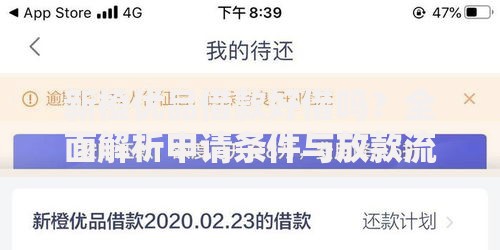 新橙优品借款好借吗？全面解析申请条件与放款流程