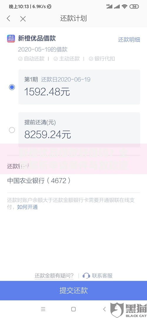 新橙优品借款好借吗？全面解析申请条件与放款流程