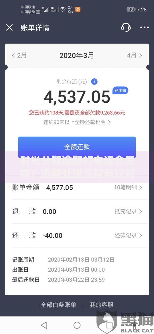 时光分期逾期打电话会怎样？逾期处理流程与应对策略