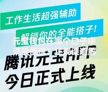 元宝钱包在哪个口子申请最便捷？正规渠道解析与使用指南
