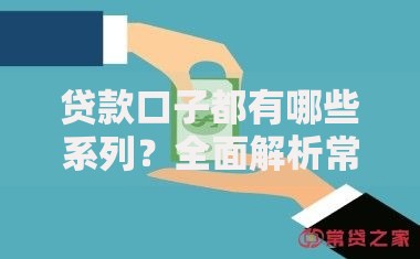 贷款口子都有哪些系列？全面解析常见渠道与选择技巧